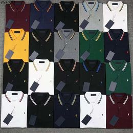Polo classique pour hommes, chemise de créateur, haut court pour hommes, taille