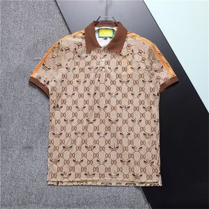 Polo classique pour hommes bouton doré Polos de luxe Italie Vêtements pour hommes Manches courtes Mode Casual T-shirt d'été pour hommes Plusieurs couleurs sont disponibles Taille M-3XL