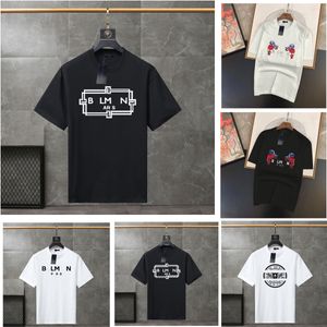 Ropa para hombre Camisa de diseñador Manga corta Versión alta Camisetas de marca Tops de moda Camisa con estampado de animales Camisetas sueltas y transpirables de alta calidad Ropa cómoda