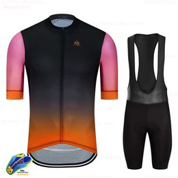 Mens Clothes Sport Team Raudax Rx Areo Cycling Jersey Mtb Coldage à manches courtes à manches Summer Triathlon 240531