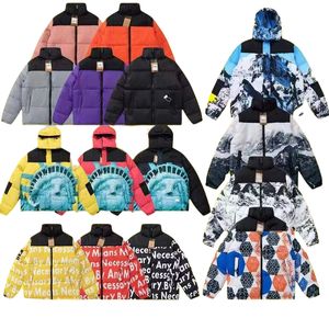 Herenkleding Winter Down Jacket Parkas Men Big Long Sleeve Hooded Coat Parka Face Overcoat Jacked Downs Outerwear Causal Man Hoody Printing Jackets Women Jumper