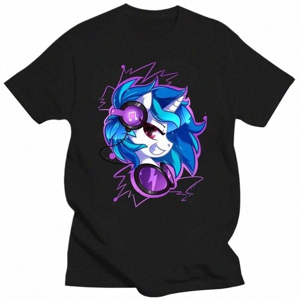 Vêtements pour hommes Shock Wave T-shirt Vinyl Scratch Mlp Fim Mlp Xnightmelody Night Ferocity Leggings Mlp Affiche Dj P3 j0Eb #