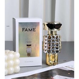 Mens Cologne Femmes Perfume Men Femmes Fragrance 80 ml FAME Perfume Edp 2.7fl.oz Eau de Parfum Longue odeur durable Rechargeable Rechargeable Phantom 100 ml Perfume