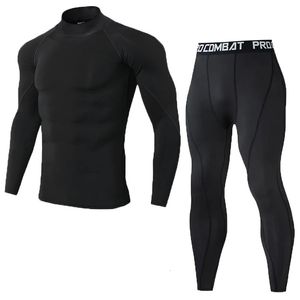 Mens Compressie Set Men Sportkleding Gym Fitness Suits Training Jogging Sport Panty Kleding Rashguard Running Tracksuit Men 240411