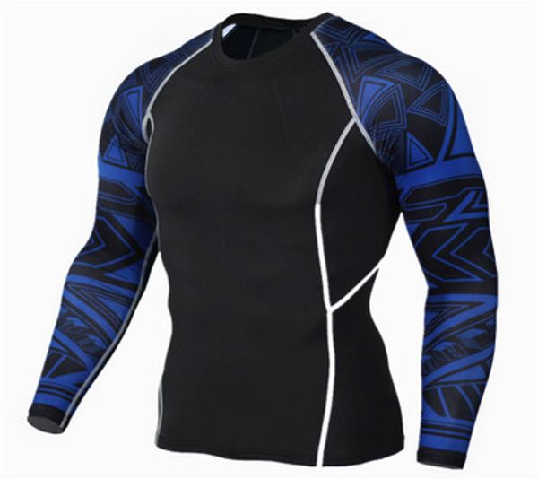 Camisas de compresión para hombre, camisetas 3D de lobo adolescente, camiseta de manga larga, camisetas deportivas de Lycra MMA Crossfit, medias, ropa de marca