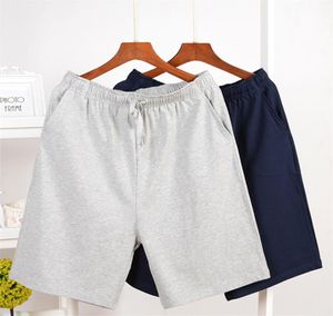 Heren katoenen pyjama's vaste losse slaapkleding shorts zomerse heren slaapbodems thuis slijtage buiten pyjamabroek plus maat ma700044993264