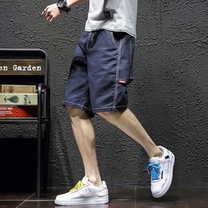 Heren katoen shorts losse man zweet korte pannen 5XL heren joggers korte zomer joggingbroek knielengte broek voor mannen kleding mannelijke P0806
