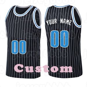 Maillots de basket-ball personnalisés à col rond pour hommes, conception de bricolage, uniformes de sport pour hommes, couture et impression de n'importe quel nom et numéro, rayures cousues 03