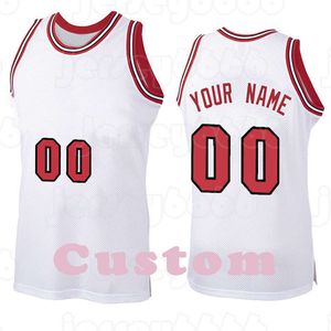 Mens Custom DIY Design Gepersonaliseerde Ronde Hals Team Basketbal Jerseys Mannen Sport Uniformen Stitching en Printing Any Name and Number Stripes White 2021