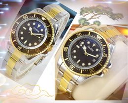 Mens Deep Dwellers Quartz Core Watch 43mm En Acier Inoxydable Bleu Noir Céramique Business Fashion Dress Montres-bracelets montre de luxe