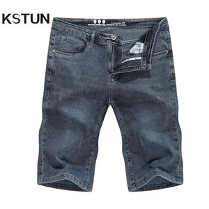 Heren denim shorts zomer stretch slanke rechte zachte comfortabele casual broek mannen korte jeans mode streetwear man jeans 240410