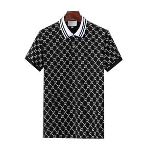 Mens design noir et blanc T-shirts Polo marque t-shirts Designer Homme Vêtements de mode Casual bresthable madusa Poitrine Lettre T-shirts en coton à manches courtes pour hommes