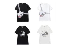 21SS Mode T-shirts pour hommes Tops Lettre Broderie Shirt Mens Vêtements Pour femmes T-shirts à manches courtes à manches courtes