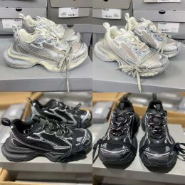 Zapatillas de deporte Phantom de diseñador para hombre, zapatillas Retro con plataforma de malla en blanco y negro, cómodos zapatos informales de nailon personalizados, 3XL
