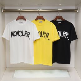 Hommes Designer Band T-shirts Mode Noir Blanc À Manches Courtes De Luxe Lettre Motif T-shirt taille XS-3XL # ljs777