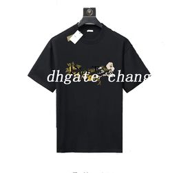 Camisetas de la banda de diseñador de hombres Fashion Black White Short Short Luxury Patrón de camiseta Tamaño de camiseta S-5XL#WZC 905733943