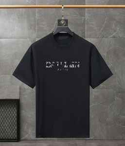 Mens Designer Band T Shirts Fashion Black White Short Sleeve Luxury Letter Patroon T-shirt Maat XS-4XL#LJS777 21