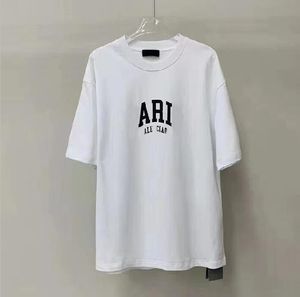 Mens Designer Band T Shirts Mode Noir Blanc À Manches Courtes De Luxe Lettre Motif T Shirt Taille