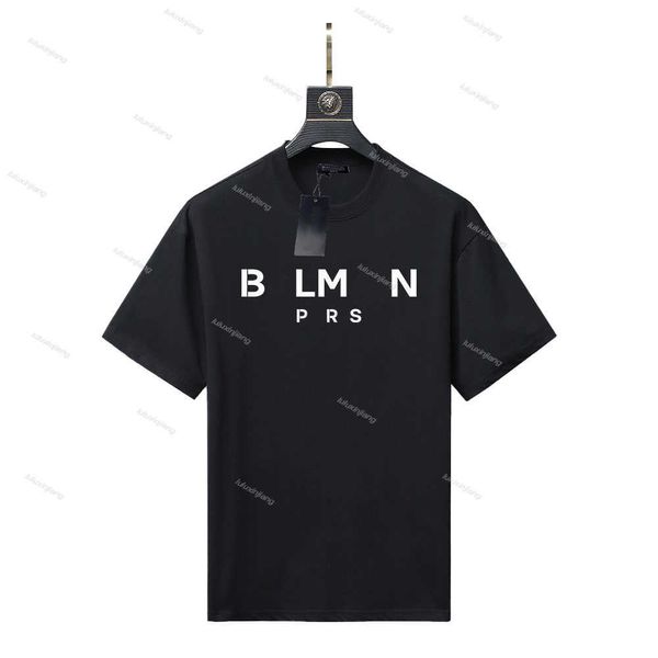 Groupe de créateurs pour hommes T-shirts mode noir blanc manche courte de luxe de luxe motif t-shirt taille x