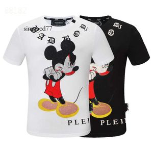 Diseñador para hombre OSO CAMISA Diseñador Camiseta T PLEIN Hombres Diseñador Philipps Pleins Plain Phillip Camisetas Ropa de marca Rhinestone PP Calaveras Hombres CAMISETA 900