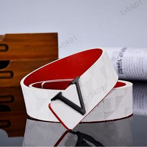 Mens Designer Belt Classic Casual Letter L Smooth Buckle Dames 3,8 cm breed snelle levering Axxa11