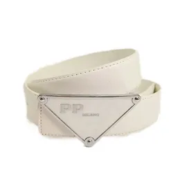 Ceinture de créateur pour hommes et femmes, mode triangle inversé, lettre, boucle lisse, unisexe, lettres en cuir véritable, ceinture de luxe multicolore en option ga0139 E4