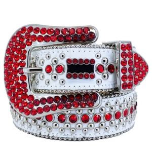 Ceintures de créateurs pour hommes ceinture de strass colorée femmes lettre classique bling cristal ceinture pour robes de dame style occidental multi options cuir pu ceintures de luxe pour femmes