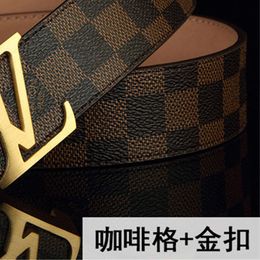 Ceintures de styliste pour hommes et femmes, en cuir véritable, pour jeans, boucle ardillon, sangle décontractée, vente en gros, cinturones luvbelt