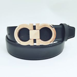 Ceintures de créateurs pour hommes pour femmes 3,5 cm de largeur de largeur marque 8 boucle ceinture de luxe ceinture décontractée pour homme