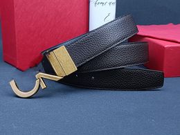 Cinturones de abrazadera de cola de diseñador para hombre para mujer, cinturón de cuero genuino para mujer, hebilla de pin, correa informal, cinturón con letras al por mayor 045