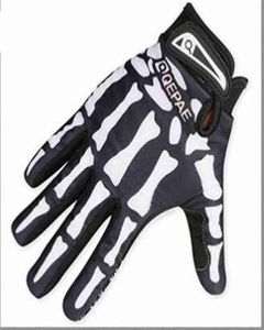 Herenontwerper Biker Racing Gloves Zomer Winter Vijf vingers Handschoenen Handschoenen Beveiligde Skull Gedrukte Ademende handschoenen 271D T2208158555597642