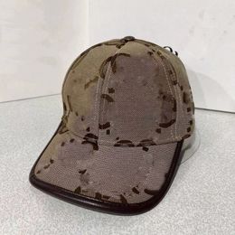 Heren Designer Emmer Hoed voor Mannen Vrouwen Merk Dubbele Grote Letter Print G Ball Caps 4 Seizoenen Verstelbare Luxe Sport Zwart Bruine Baseball Hoeden Cap Bindende Zonnehoeden