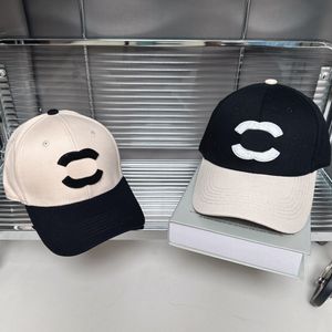 Herenontwerper Bucket Hat For Men Women Brand Letter Caps 4 Seasons verstelbare luxe sport Black White Splice honkbalhoeden cap bindende zonnebonden