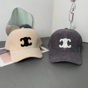 Herenontwerper Bucket Hat For Men Women Brand Letter Caps 4 Seasons verstelbare luxe sport borduurwerkbrieven corduroy honkbal hoeden cap bindende zon hoeden