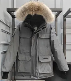 Veste canadienne de concepteur pour hommes Vestes d'hiver épaisses et chaudes DownParkas Mode extérieure Garder couple Manteau de diffusion en direct Femmes Gooses Jacket