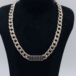 Herenontwerper Choker ketting sieraden luxe kettingen zilveren goud vrouwen ketting touw Cubaanse hiphopkettingen kettingen