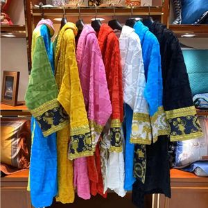 Peignoir en coton classique pour hommes, 7 couleurs, marque unisexe, vêtements de nuit, Kimono, chaud, vêtements de maison, 65944ess 2024