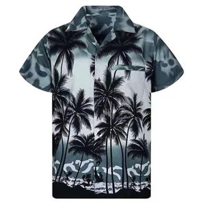 Heren Designer Designer Designer 3D Printing Shirt Oversized Summer 2023 Travel Hawaii Beach Hawaiian Harajuku Floral Camisa Masculino 240423