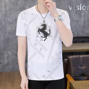 Mens Designer Kleding Beroemde T-shirt Letter Afdrukronde ronde nek korte mouw zwarte witte mode mannen vrouwen t shirts s- 4xl