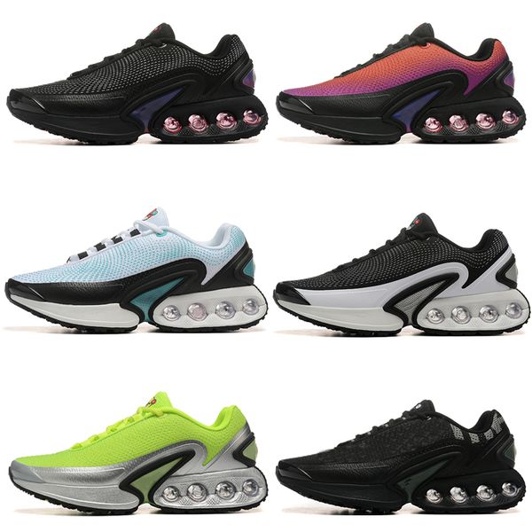 Diseñador de hombres DN Athletic Running Shoes Mesh Triple Black Galactic Jade Purple All Night Volt Cushion Jogging Shitking Trainers 36-45