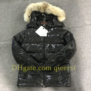 Designer donsjack voor heren Sommige kleding heeft NFC-chips Zwarte gezwollen jassen donsjacks Bontkraag Sneeuwjas Groot merkontwerp Afneembare pet Grote maten 1-6 Unisex