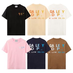 Mens Designer Galleries T-shirt Marque de luxe T-shirts Hommes Femmes Manches courtes Été Casual Tees Hip Hop Streetwear Tops Shorts Vêtements Vêtements Différentes couleurs-2