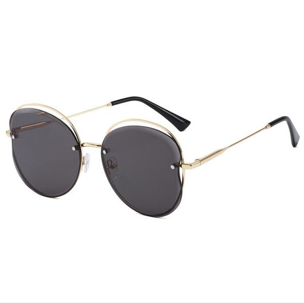 Lunettes de soleil de styliste pour hommes et femmes, monture en bois, monture dorée, tête léopard, tournevis en métal, monture de lunettes de soleil SSS