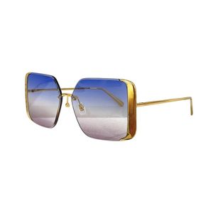 Lunettes de soleil dégradées de créateurs pour hommes, mode ins, célébrité sur Internet, même modèle pour hommes et femmes, célèbres lunettes de soleil anti-UV classiques de luxe rétro