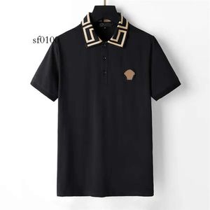 Mens Designer Gucci Polo Shirt pour homme High Street Italie Broderie Jarretière Serpents Petites Abeilles Impression Marques Vêtements Cottom Vêtements Teesl # 15