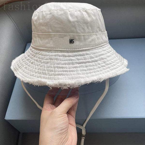 Chapeau et casquette de créateur pour homme pour femme rétro Le Bob noir blanc taille douce réglable cappello cadeau de vacances soleil prévenir plage vintage mens seau casquettes grand bord C23