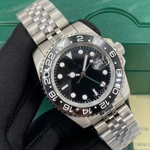 Heren designer automatisch horloge van hoge kwaliteit Heren 41 mm keramische ring saffier 2813 uurwerk wijzerplaat roestvrij staal draaibaar horloge Luxe horloge mechanisch horloge -5