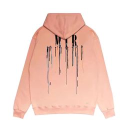 Heren designer hoodie voor man hoodies letter hoodie met lange mouwen vrouw zwart roze straat losse puur katoenen hoodie mannen en vrouwen hetzelfde paar dragen met hoed serie nr. 01