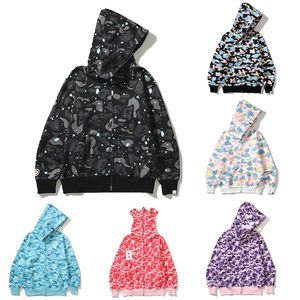 Heren designer hoodie Full Zip Up y2k hoodies dames Klassiek ritsjack mode straat Amerikaanse stijl 14