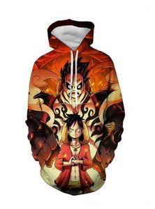 Heren Designer Hoodies voor Dames Heren Koppels Sweatshirt Liefhebbers 3D Anime One Piece Hoodies Jassen Capuchon Truien T-stukken Kleding3249578